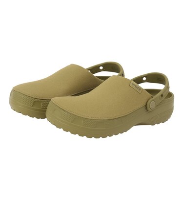 クロックス（crocs）サンダル クラシック クラフテッド クロッグ カーキ 211354-3UA スポーツサンダル カジュアル
