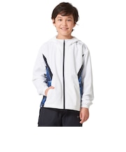ジュニア 絶耐撥水 ヒートクロスレイヤー マジックサーモ BSMESH BXブレーカーシャツ WB5F0005-TR856-GRSD WHT