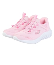スケッチャーズ(SKECHERS)ジュニアスニーカー スポーツシューズ スリップインズ バウンダー シンプル キュート ピンク 303585L-LTPK