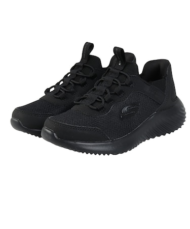 スケッチャーズ(SKECHERS)ジュニアスニーカー スポーツシューズ スリップインズ バウンダー ブリスクバースト ブラック 403822L-BBK