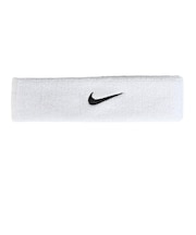 ナイキ(NIKE)スウッシュ クラシック ヘッドバンド ホワイト×ブラック BN1000-101