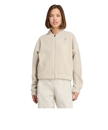 アディダス（adidas）ホリデー ハイパイル フリース フルジップ トラックトップ JVI84-JM1894
