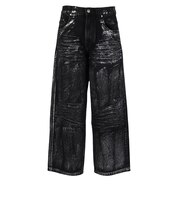 サプライヤー(SPLR)Metallic Baggy Denim パンツ 2521-18117-01600