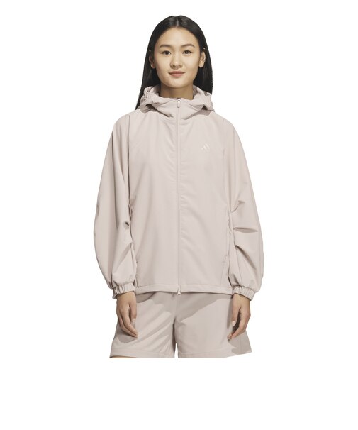 アディダス（adidas）Luxflow ルーズフィット ストレッチウーブン ジャケット IE684-KA0908