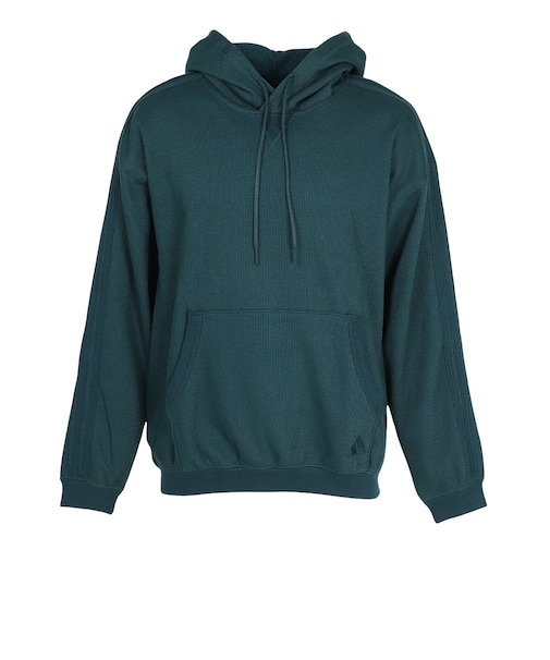 アディダス（adidas）ルーズフィット ワッフル プルオーバー パーカー NED56-KG0776