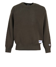 ラッセル(RUSSELL)スウェットライク クルーネック ニットシャツ RBM25F0015 KHK
