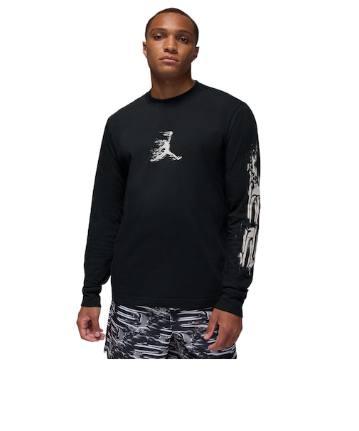 バスケットボールウェア ドライフィット スポーツ 長袖クルーネックTシャツ HQ9038-010