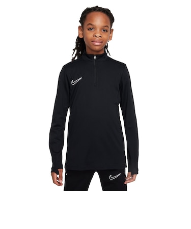 ナイキ（NIKE）サッカーウェア ジュニア ドライフィット アカデミー 長袖1/4ジップ ドリルトップ HJ3721-010