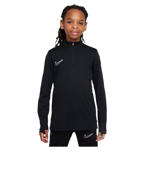 ナイキ（NIKE）サッカーウェア ジュニア ドライフィット アカデミー 長袖1/4ジップ ドリルトップ HJ3721-010