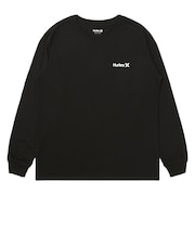 ハーレー(HURLEY)レフト チェスト ワン アンド オンリー 長袖Tシャツ MCLS252069-BLK