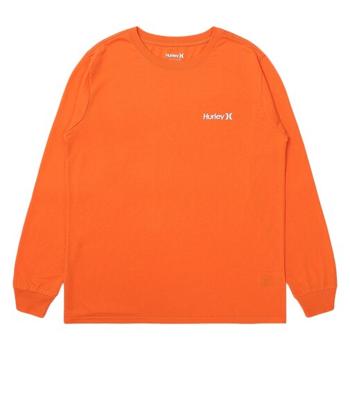 ハーレー（HURLEY）レフト チェスト ワン アンド オンリー 長袖Tシャツ MCLS252069-ORG