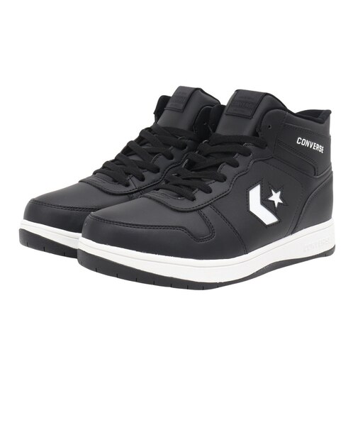 コンバース(CONVERSE)スノーシューズ スノトレ NX1360 ウォータープルーフ ミッドカット BK/W ブラック ホワイト 38002213 シューズ