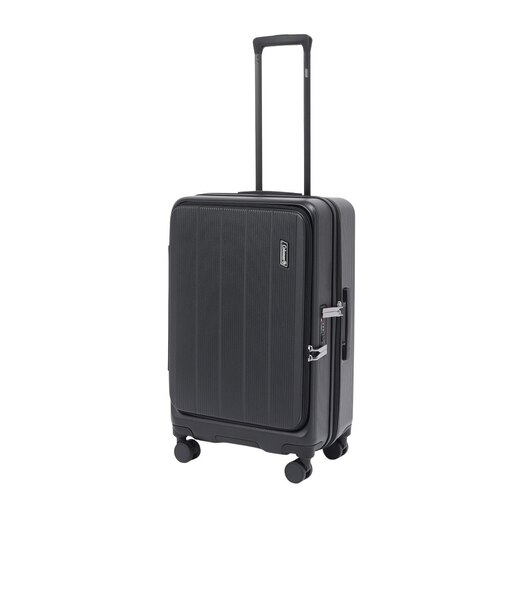 コールマン（Coleman）キャリーバッグ フロントオープン Mサイズ 黒 60L60006-00 キャリーケース 旅行 トラベル
