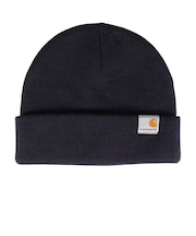 カーハート(CARHARTT)ニットキャップ ストラタス ハット ロー 紺 I0257411CXX25FW ニット帽 防寒