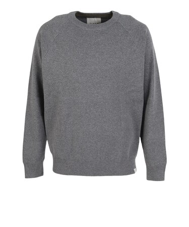 エルケクス（ELKEX）長袖 クルーネックニット セーター EKM5FA0008 CGRY
