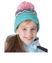 フェニックス（PHENIX）ジュニア ミックスボーダー ニットハット ESG25HW92BLUE GREEN