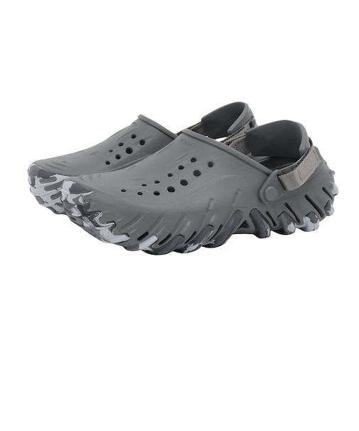 クロックス（crocs）サンダル エコー カモ RO クロッグ SGy/Mlt グレー 212095-0IE カジュアルシューズ