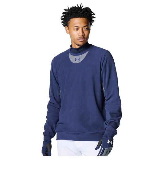 アンダーアーマー（UNDER ARMOUR）野球ウェア マイクロフリース クルー トップス 6007969 410