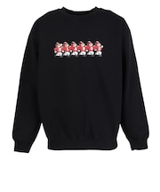 エクストララージ(XLARGE)フットボール クルーネック スウェットシャツ 101253012006-BLACK