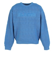 エクストララージ(XLARGE)DEFORMED CABLE クルーネックニット 101253015004-BLUE