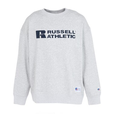 ラッセル（RUSSELL）C100 ブランドロゴ クルーネック スウェットシャツ RBM25F0010 MGRY