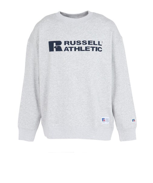 ラッセル（RUSSELL）C100 ブランドロゴ クルーネック スウェットシャツ RBM25F0010 MGRY