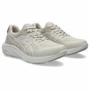 アシックス（ASICS）スニーカー ウォーキングシューズ ゲルファンウォーカー W078 ベージュ 1292A078.250 スポーツシューズ