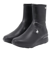 ルコックスポルティフ(lecoqsportif)ブーツ カジュアルシューズ LCS アンジェ II LG ブラック シルバー LU5FBT82LZ BKSL …