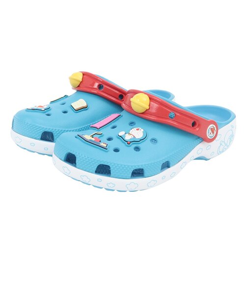クロックス（crocs）ジュニア サンダル ドラえもん クラシック クロッグ ブルー 211692-90H スポーツサンダル カジュアル