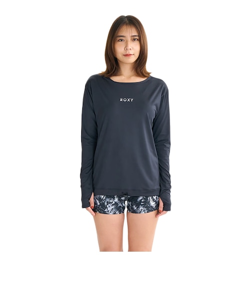 ロキシー（ROXY）フィットネス水着 レディース 水泳 Roxy Fitness LET IT BE 水陸両用 3点セット 黒 S-Lサイズ 25FWRSW2…