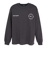ヘビー天竺ロゴ 長袖Tシャツ BU2525806:17:CHARCOAL