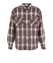 エクストララージ（XLARGE）URBAN PLAID 長袖シャツ 101254014002-BROWN