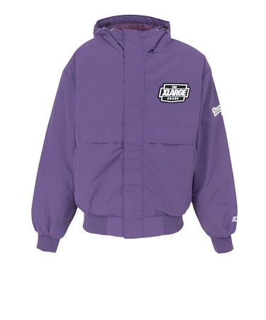 エクストララージ（XLARGE）ナイロン パファー ジャケット 101253021010-PURPLE