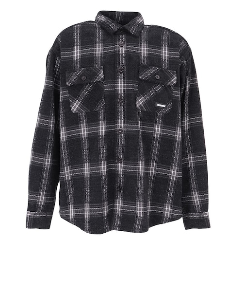エクストララージ（XLARGE）URBAN PLAID 長袖シャツ 101254014002-BLACK