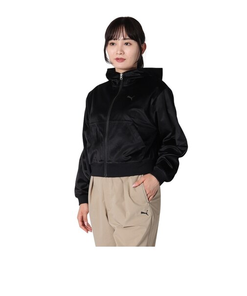 プーマ（PUMA）CORE HERITAGE ベロア トラックジャケット 690173 01 BLK