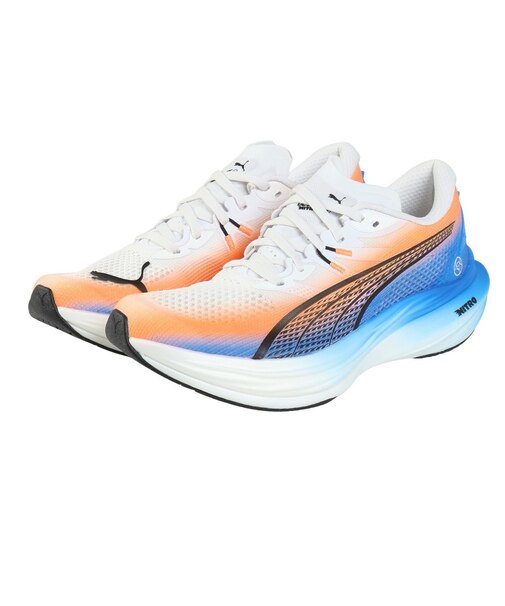 プーマ(PUMA)ランニングシューズ ジョギングシューズ ディヴィエイト ニトロ 3 駅伝 ホワイト ブラック 31342201 スニーカー