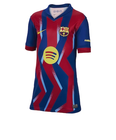 ナイキ(NIKE)ジュニア FCバルセロナ 2025/26 スタジアム フォース ドライフィット サッカー レプリカ ユニフォーム FZ1307-432