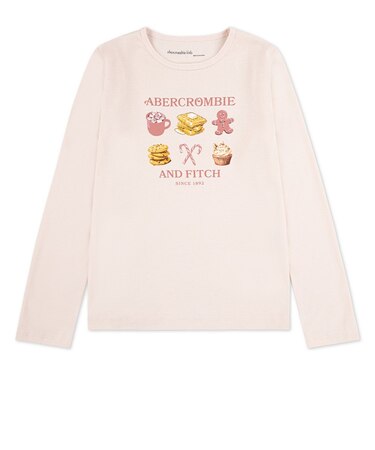 アバクロンビー&フィッチ（Abercrombie & Fitch）ジュニア HOLIDAY TREATS 長袖Tシャツ 43AL18-AEO