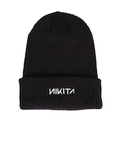 ニキータ（NIKITA）帽子 ロゴビーニー NSHW252099-BLK