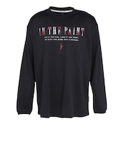 インザペイント(IN THE PAINT)バスケットボールウェア メッセージ 長袖シャツ ITP25406BLK