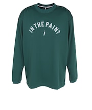 インザペイント(IN THE PAINT)バスケットボールウェア アーチロゴ 長袖シャツ ITP25434GRN