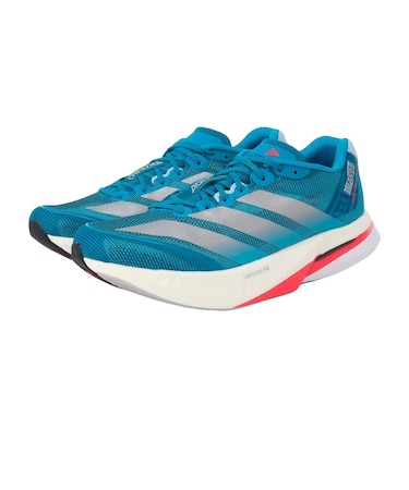 アディダス(adidas)ランニングシューズ トレーニングシューズ 部活 アディゼロ ボストン 13 ブルー OPU26-JR4868