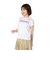 ルコックスポルティフ（lecoqsportif）テニスウェア トリコロール プリント ゲームシャツ LN4FHT90L WH00
