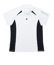 ルコックスポルティフ(lecoqsportif)テニスウェア モックネックゲームシャツ LN5SHT51L WH00