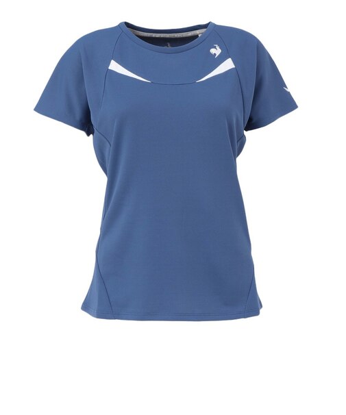 ルコックスポルティフ（lecoqsportif）テニスウェア エールフォルム ゲームシャツ LN4FHT01L BL00