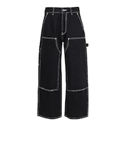 サプライヤー(SPLR)Contrast Stitch ダブルニー デニム パンツ 2521-18117-01800