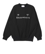 ゲーミング クルーネック フリース RVFW2501-BLK