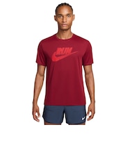 ナイキ（NIKE）マイラー ドライフィット UVプロテクション 半袖 ランニングトップ IF9476-641