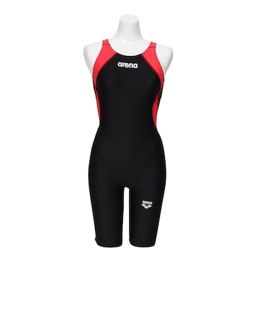 アリーナ（ARENA）競泳水着 水泳 アクアレーシング 黒×赤 S-3Lサイズ WA承認モデル AS6SRC50L BKRD レース 公式大会
