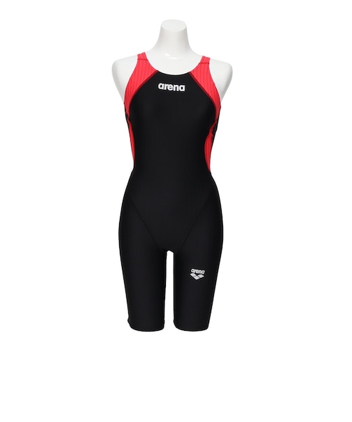 アリーナ（ARENA）競泳水着 水泳 アクアレーシング 黒×赤 S-3Lサイズ WA承認モデル AS6SRC50L BKRD レース 公式大会